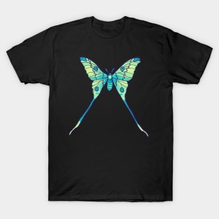 Luna Moth Green Purple Witchy Magical Insect T-Shirt